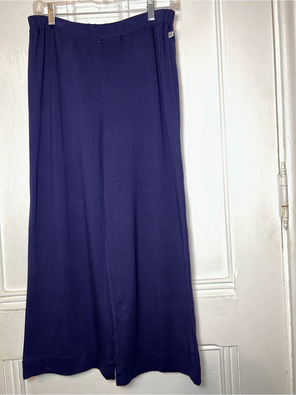 Zenergy By Chicos Dream On Crop Purple Stretch Pants